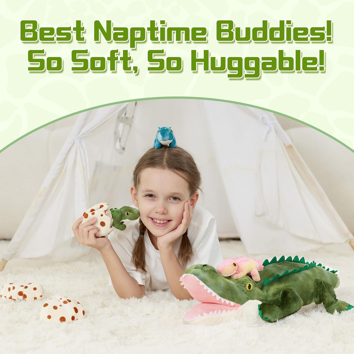 Karister colorful babies and eggshells add visual appeal and color recognition during play.