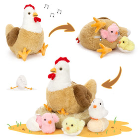 Karister baby chicks plush for nurturing pretend family care and gentle cuddles.
