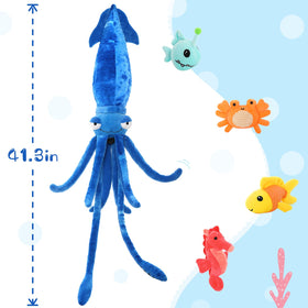 Karister clownfish plush toy brightens ocean-themed playtime.