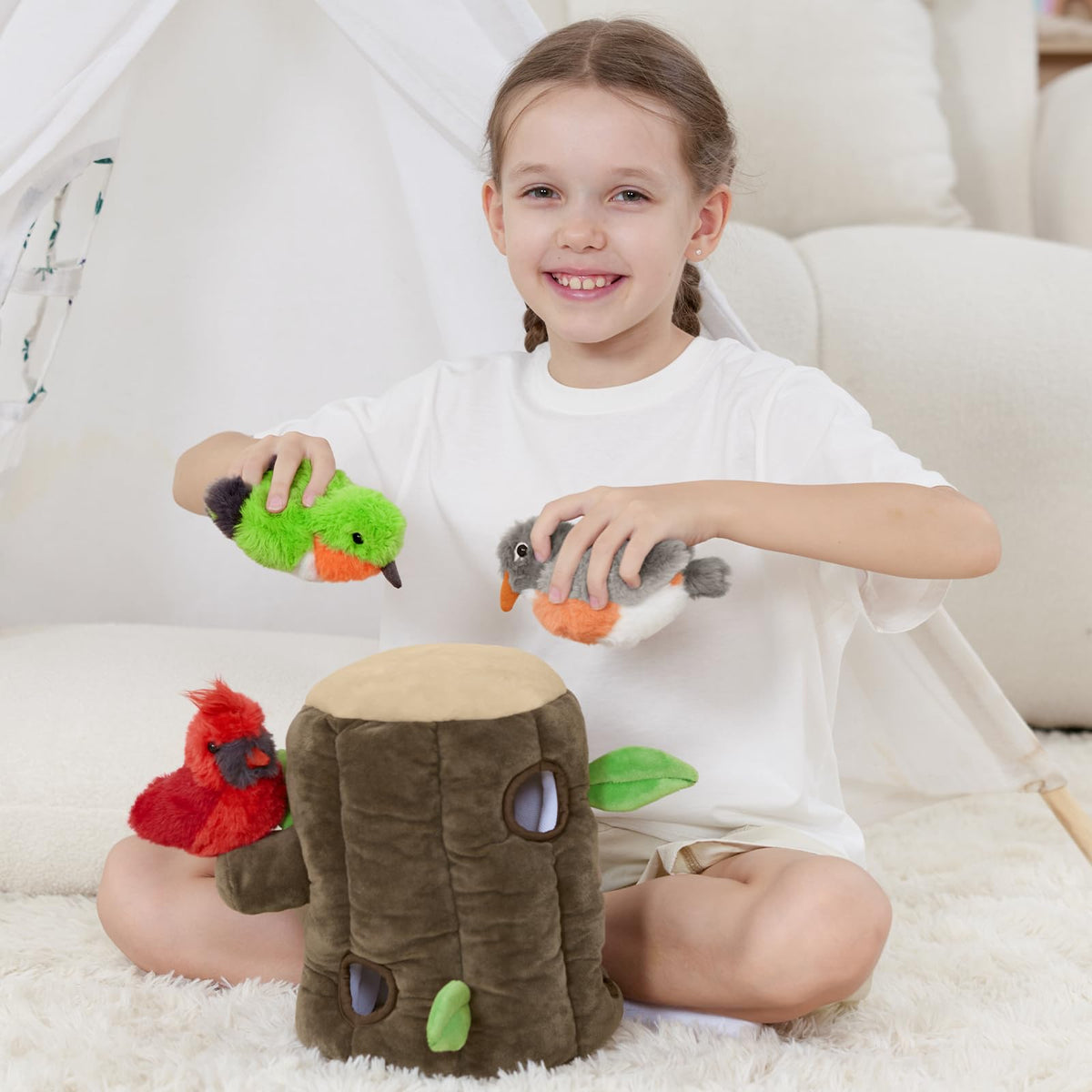 Karister kid-friendly educational toy for imaginative play and emotional comfort.