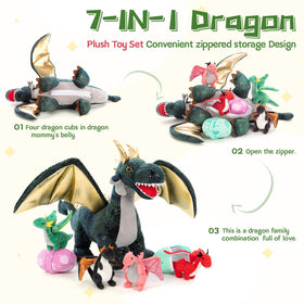 Karister ultra soft dragon plush material ideal for gentle snuggles.