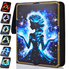 KarlyPro Lorcana binder front view with 990 pockets for organized decks.