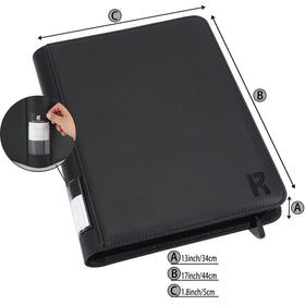 Archival-safe non-PVC material protecting cards from wear and aging.