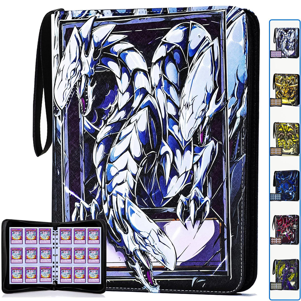 KarlyPro YGO binder front view showing 990-pocket capacity for expanding collections