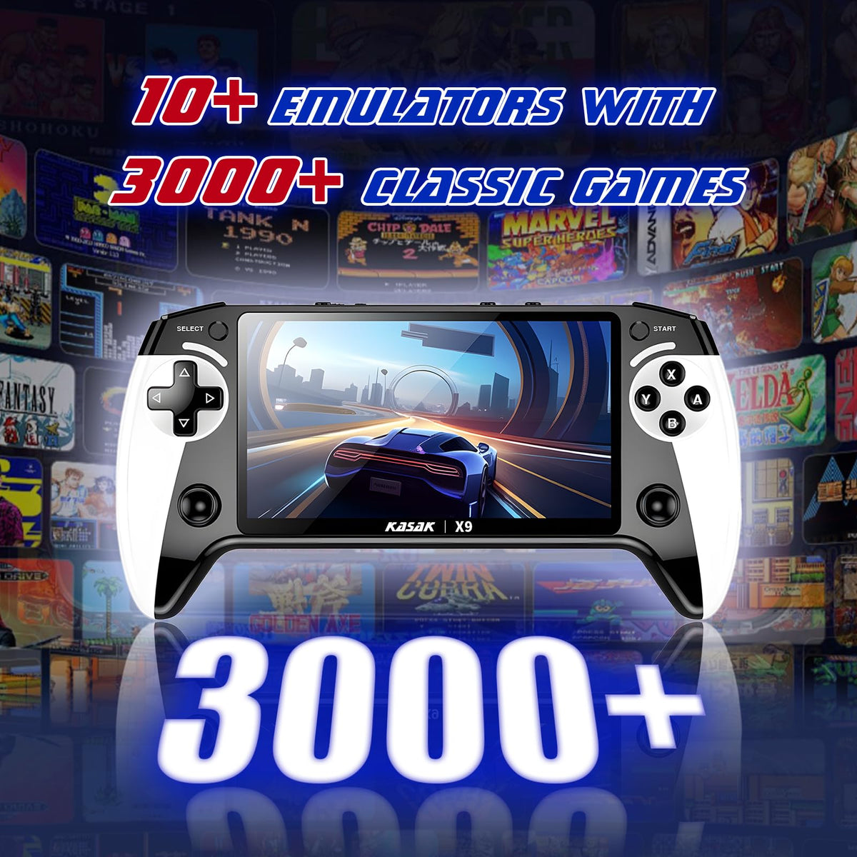KASAK X9 Linux gaming system enables a broad library of games and apps.