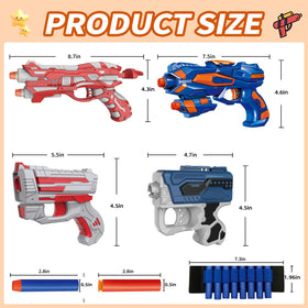 Kasebro blaster No.1 ergonomic grip designed for comfortable play.