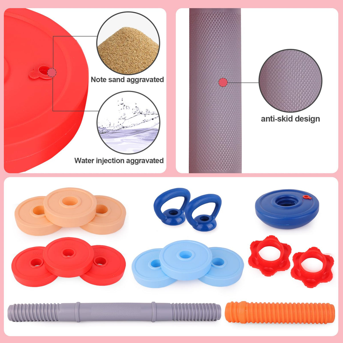 Kasebro durable BPA-free plastic and smooth edges for safe handling.