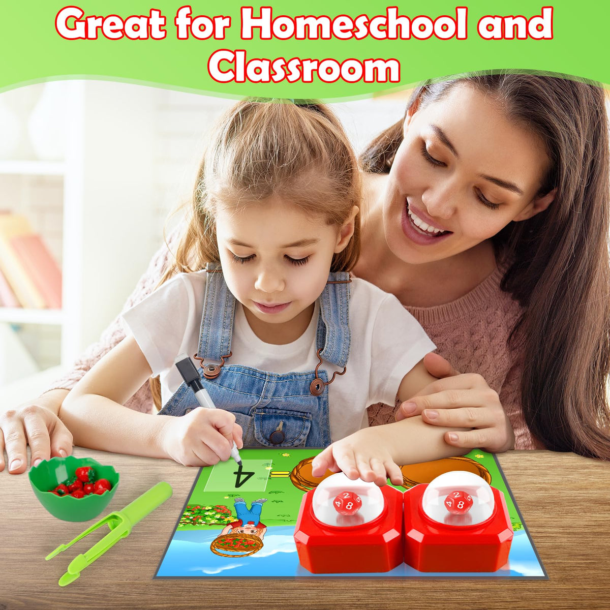 KASFALCI classroom homeschool kit set for math centers