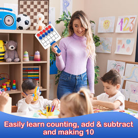 kasfalci magnetic counters in five colors for hands-on counting activities