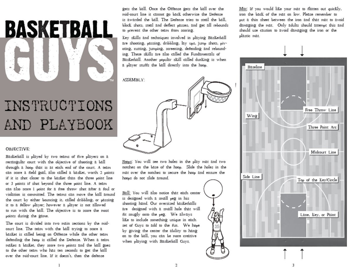 Kaskey Kids Basketball Guys carry case keeps set organized and portable.