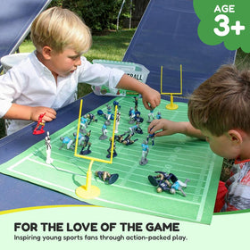 Kaskey Kids Football Guys players in green for action-packed play.