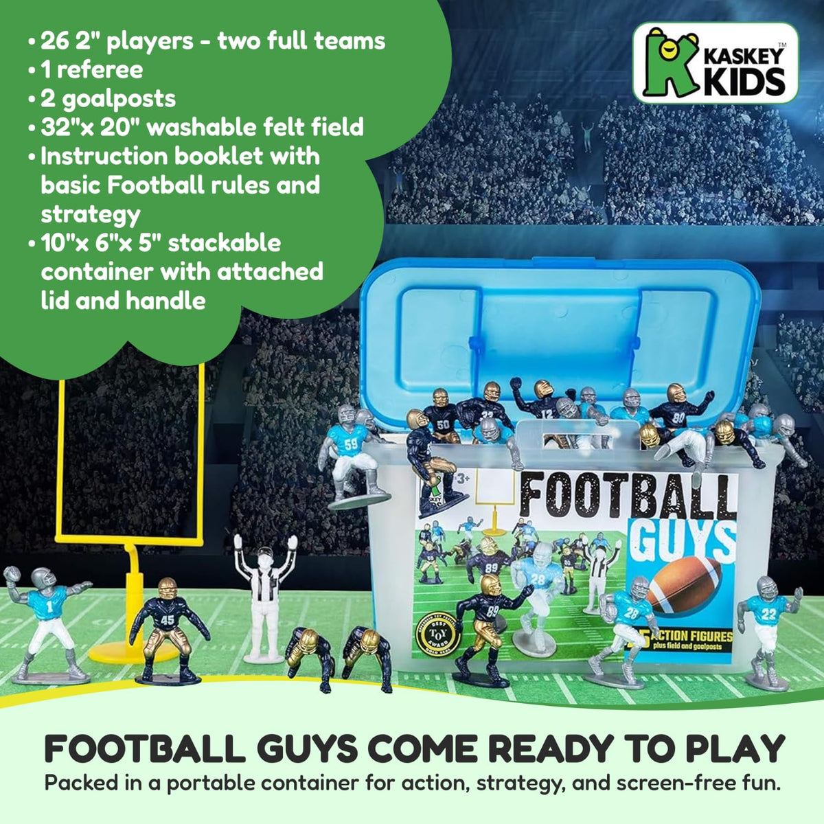 Kaskey Kids Football Guys party-ready decor for celebrations