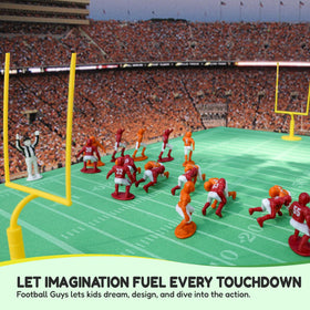 Kaskey Kids Football Guys travel storage case keeps toys organized.