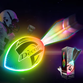 KASTUMBGA glow football with seven LED color modes for vibrant outdoor play.
