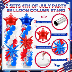 Kasyat adjustable balloon stands provide a stable, eye catching display