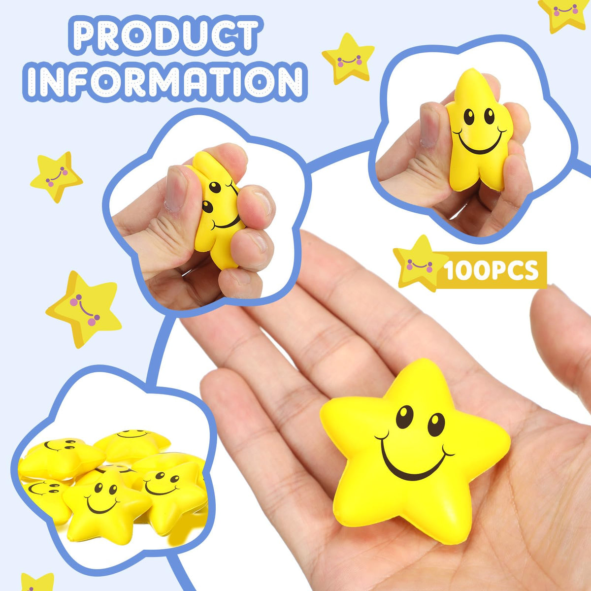 Kasyat mini stress ball held in hand for focused study breaks.