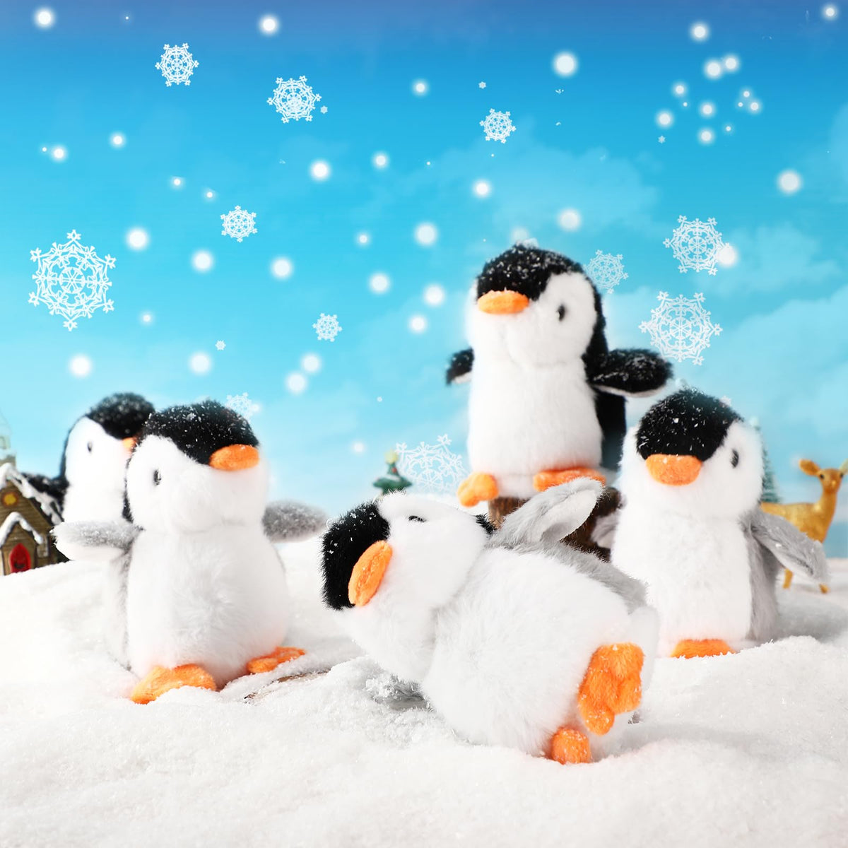Kasyat penguin plush keychain attached to a bag for daily fun.