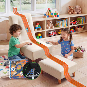 Katgogoo 20ft flexible race track start line enabling head-to-head battles