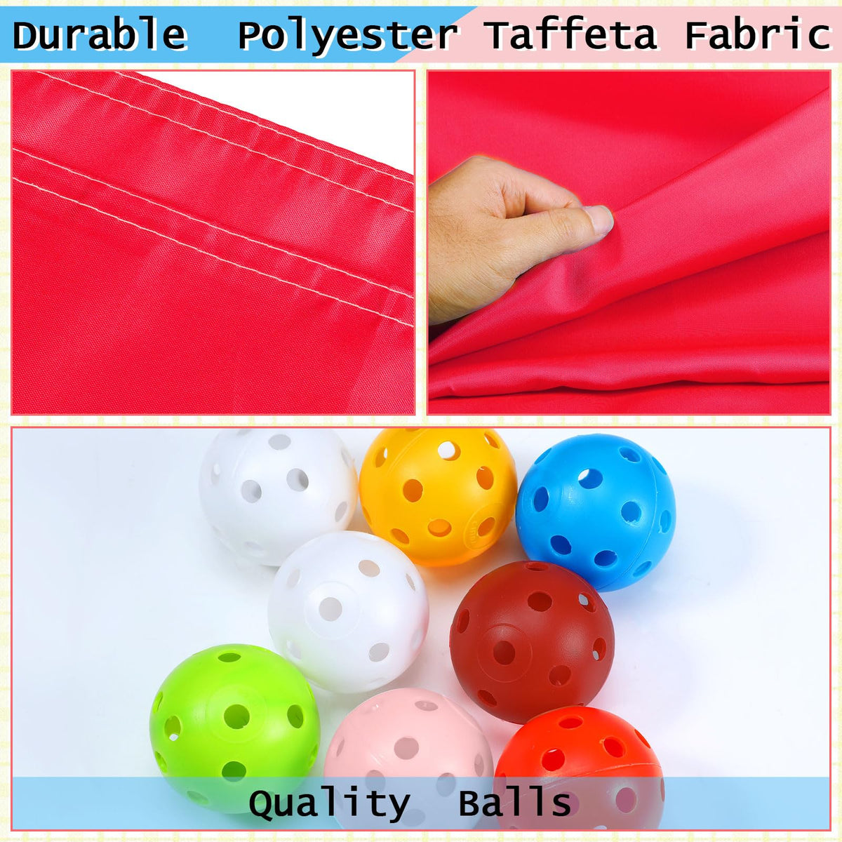 Kathfly hole tarp ball walk action demonstrates coordinated movement.