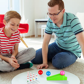Kathfly mini bowling ball for kid-friendly tabletop sessions