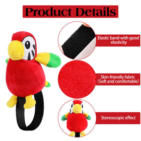 Kathfly pirate costume accessory with colorful parrot boosts party appeal