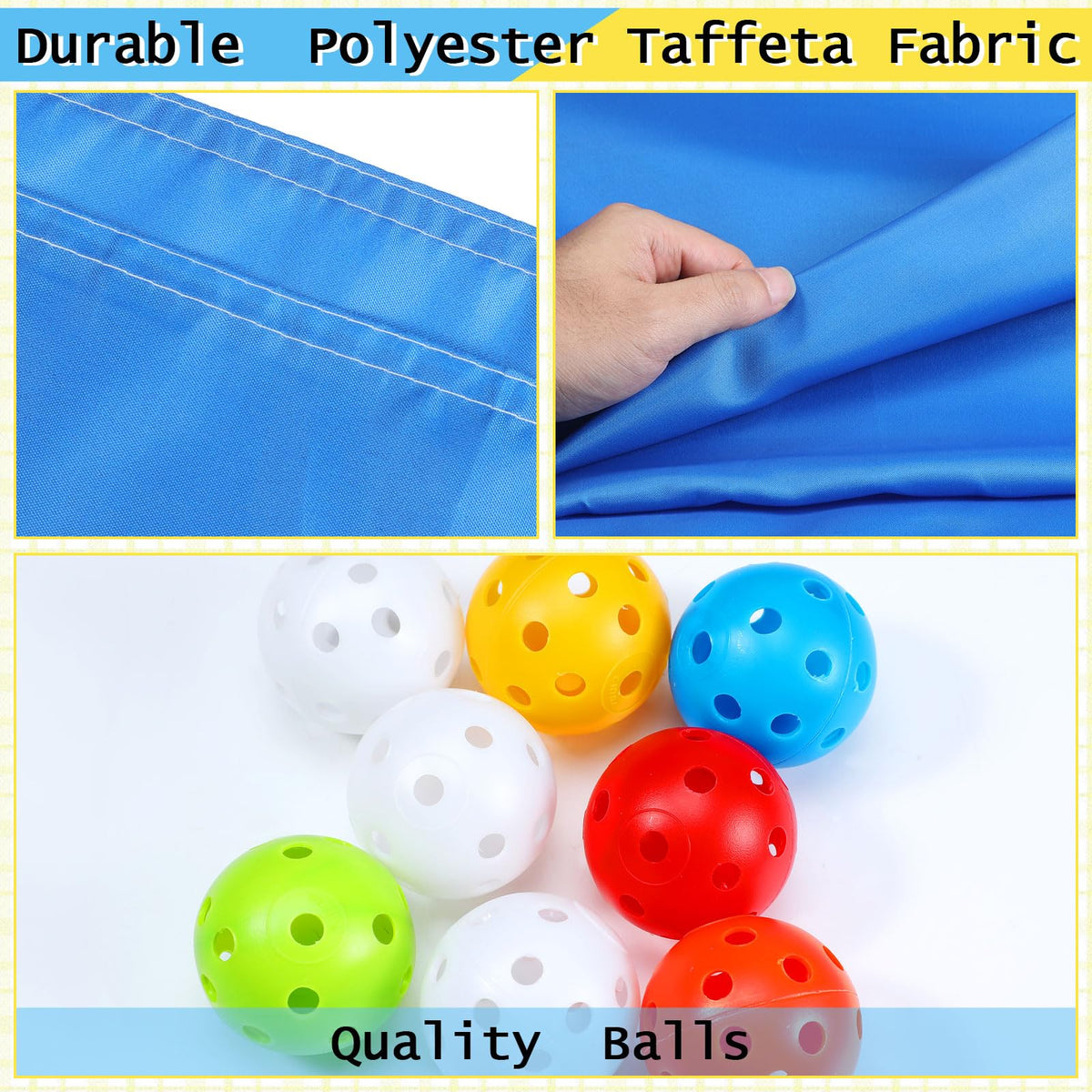Kathfly eight color balls enabling engaging team challenges and coordination.