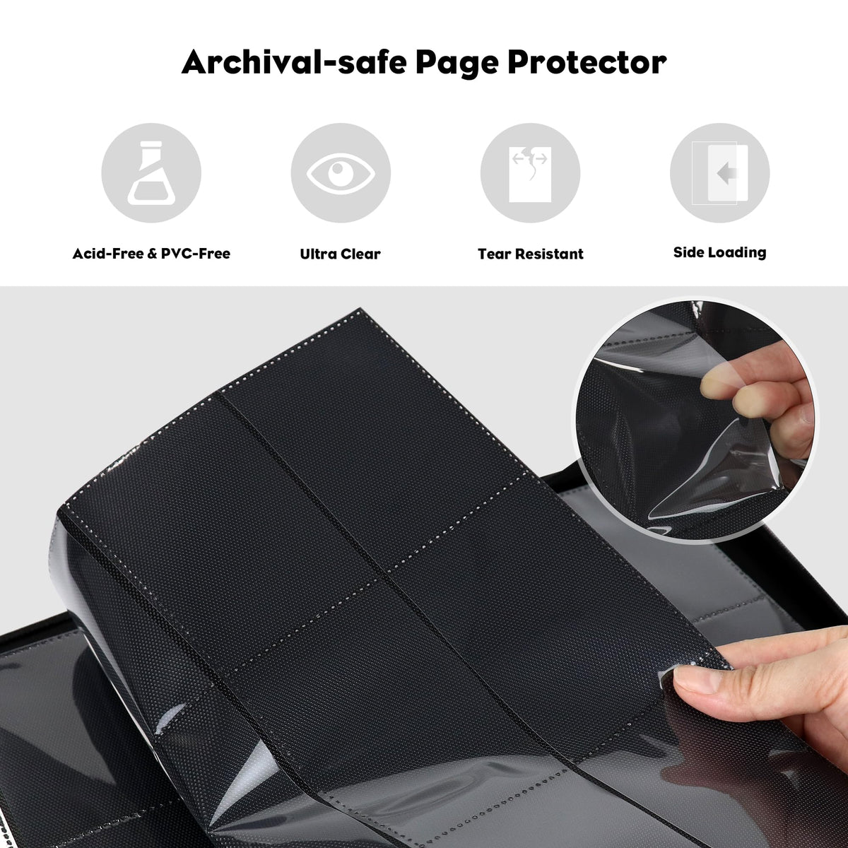 Katomula archival-safe sleeves prevent degradation for long-term storage