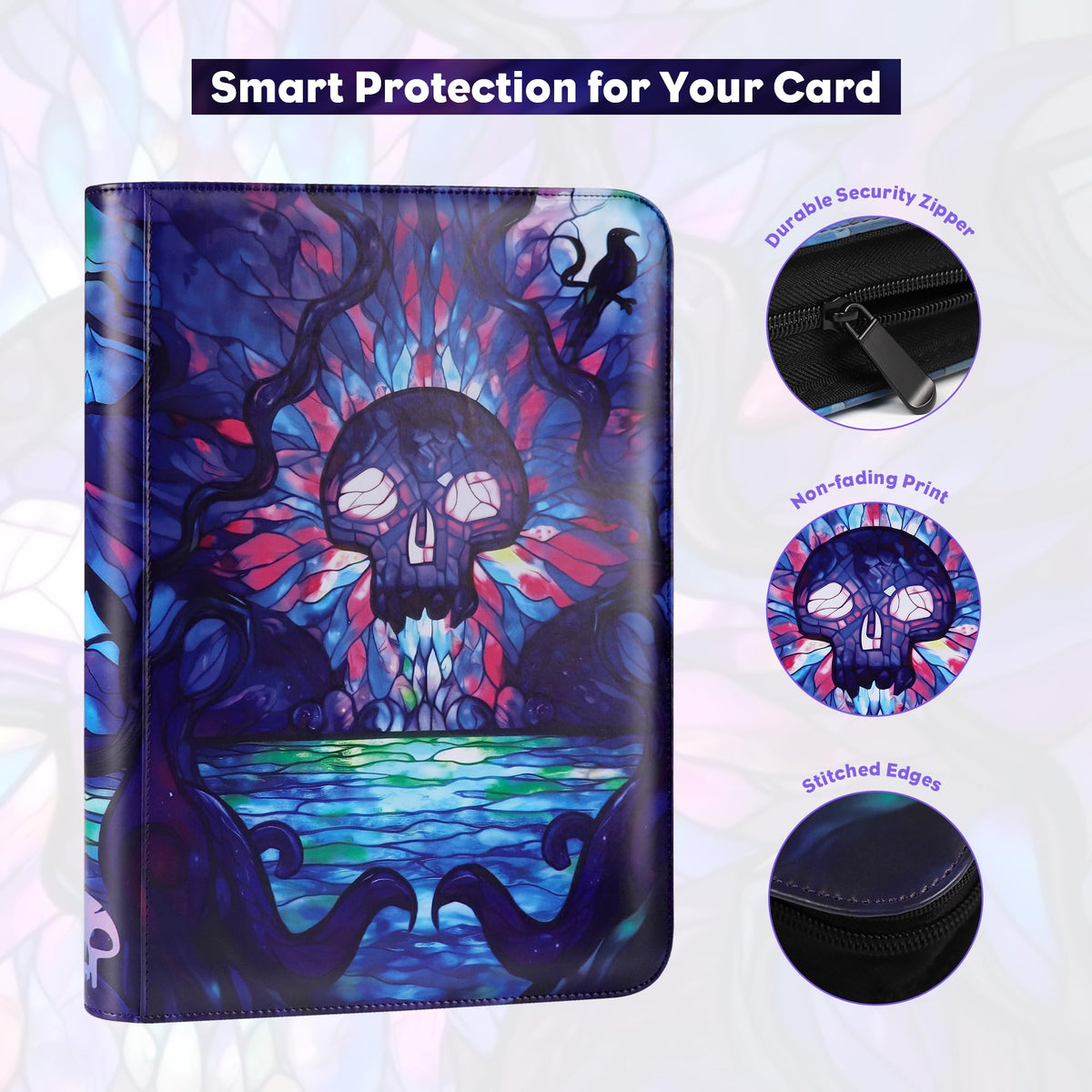 Katomula binder displays cards clearly while keeping them secure