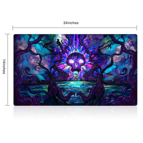 Katomula MTG Playmat with non-slip bottom stays in place during intense turns