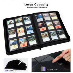 Katomula MTG and Yu-Gi-Oh compatible binder for standard cards