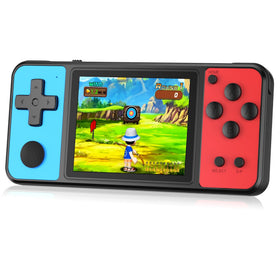 KAVOYI handheld console front view for on-the-go retro gaming.