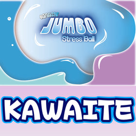 Kawaite giant stress ball gift-ready package for stress relief.
