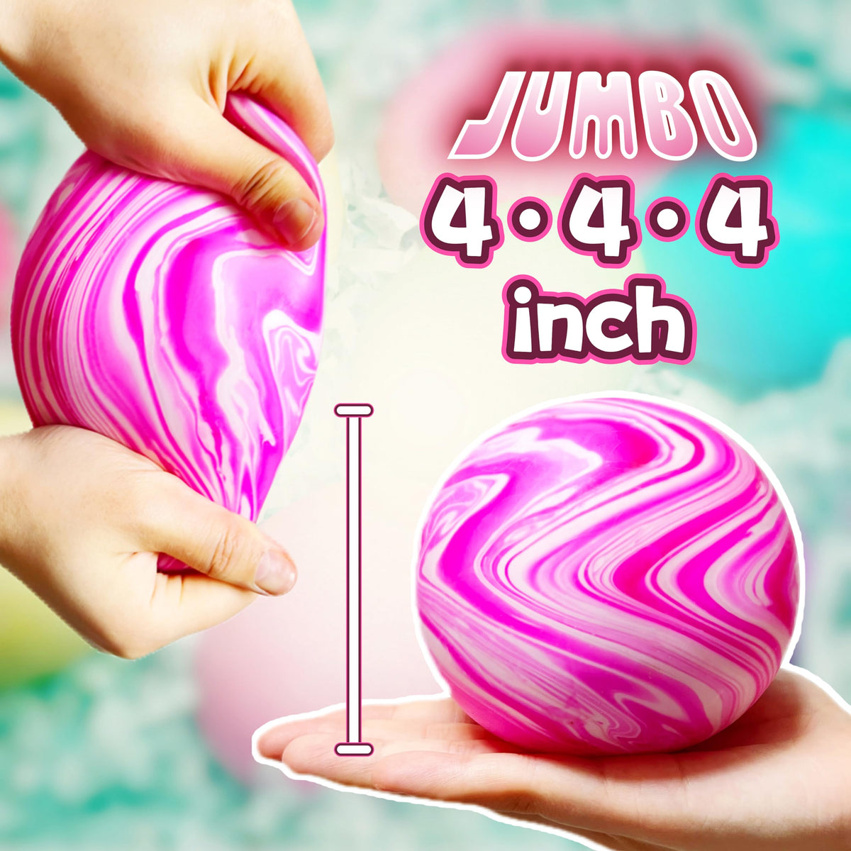 Kawaite red stress ball offers gentle resistance and relaxation.