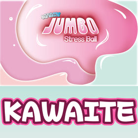 Kawaite durable TPR stress ball with foam core for long-lasting play.