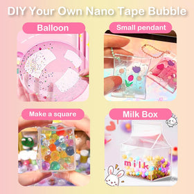 KAWAIZOO nano tape bubble kit inflation pump speeds bubble creation.