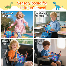 KAWITLO Dress-up buttons and zipper page encourage independent dressing tasks.