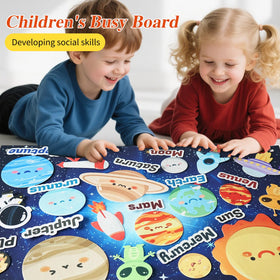 KAWITLO Montessori-inspired planets with English names support early language skills