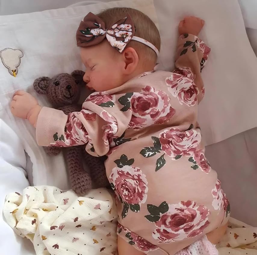 Kaydora doll with nursing bottle and magnetic pacifier for nurturing play