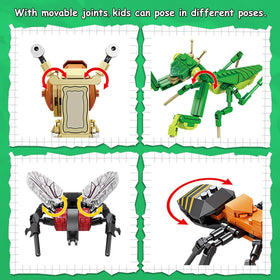 KAZI Bugs dragonfly-building kit offers bright parts for hands-on assembly and pattern recognition.