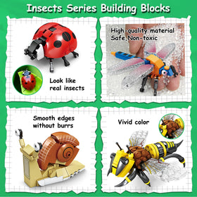 KAZI Bugs firefly-building kit glows with color, encouraging steady focus and creativity.