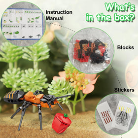 KAZI Bugs ladybug-snail collection kit doubles as a displayable classroom or bedside decor.