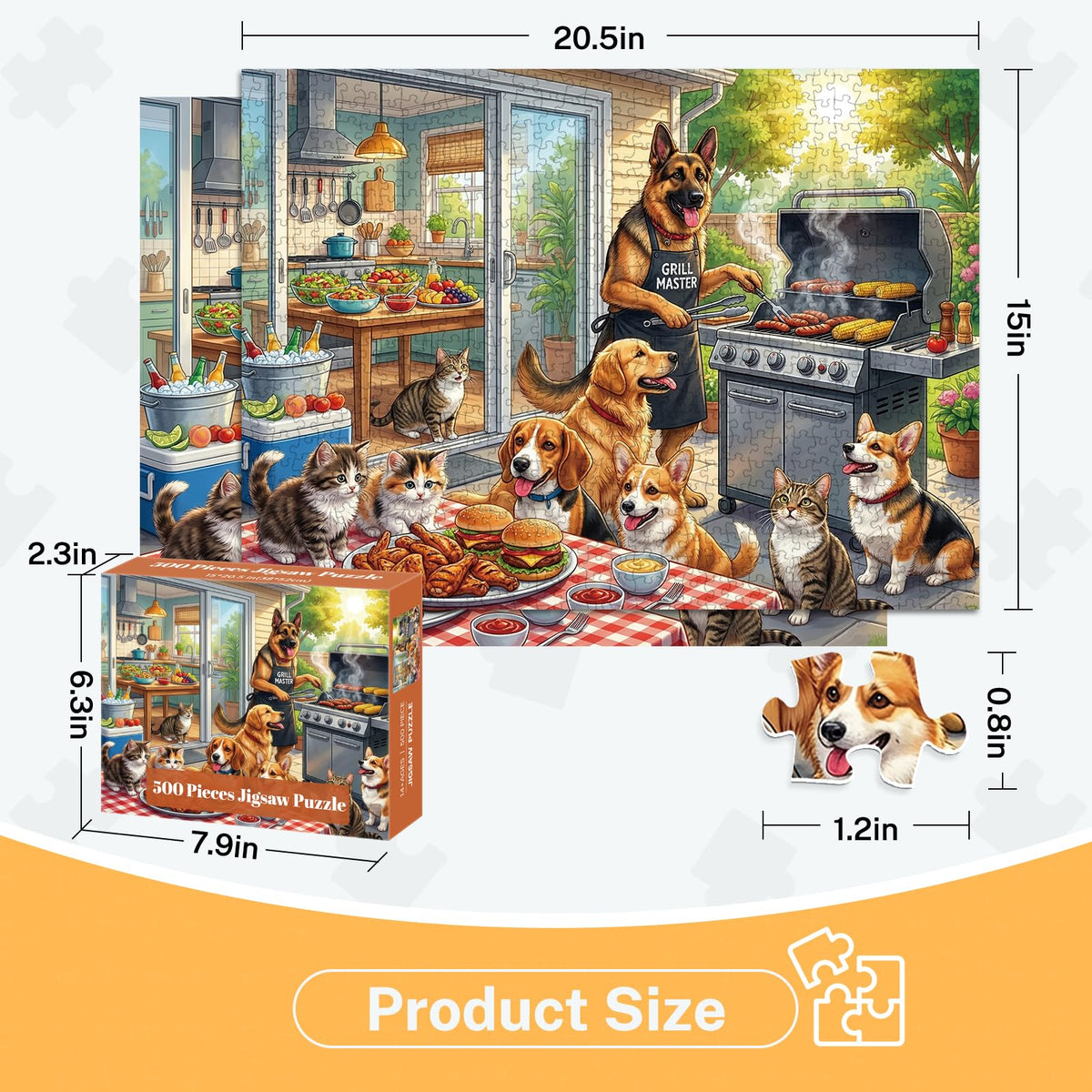 Kazmido 4-Pack Puzzles flowers: vivid hues for relaxed group gatherings.