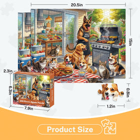 Kazmido 4-Pack Puzzles flowers: vivid hues for relaxed group gatherings.