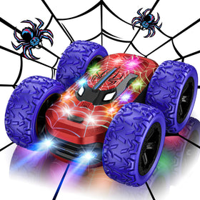 Kazswitle remote control car with LED lights for vivid nighttime play.
