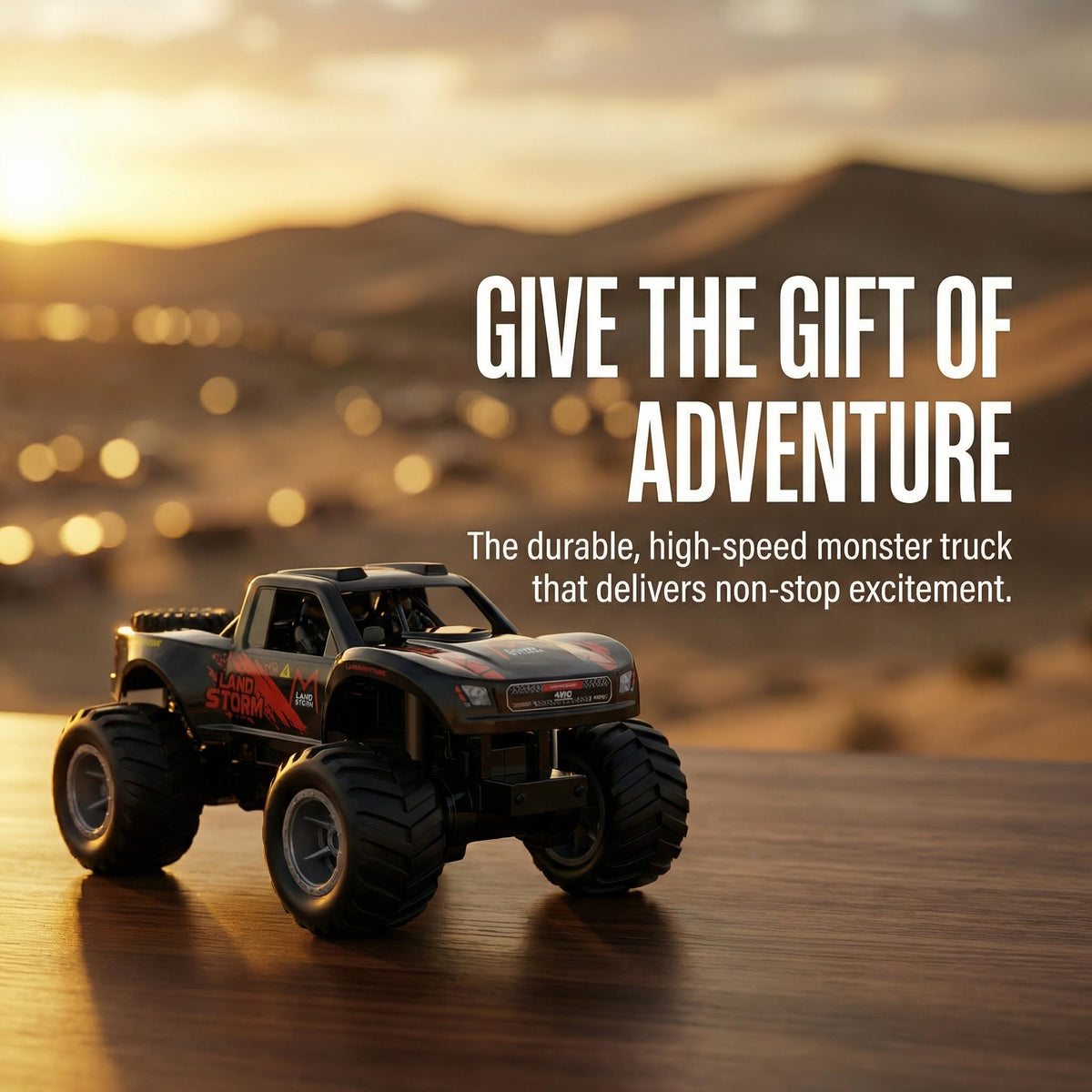 KB KAIBO 1:16 Amphibious RC Car gift packaging suggesting a great present.