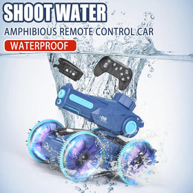 KB KAIBO amphibious RC car in water for cross-environment fun