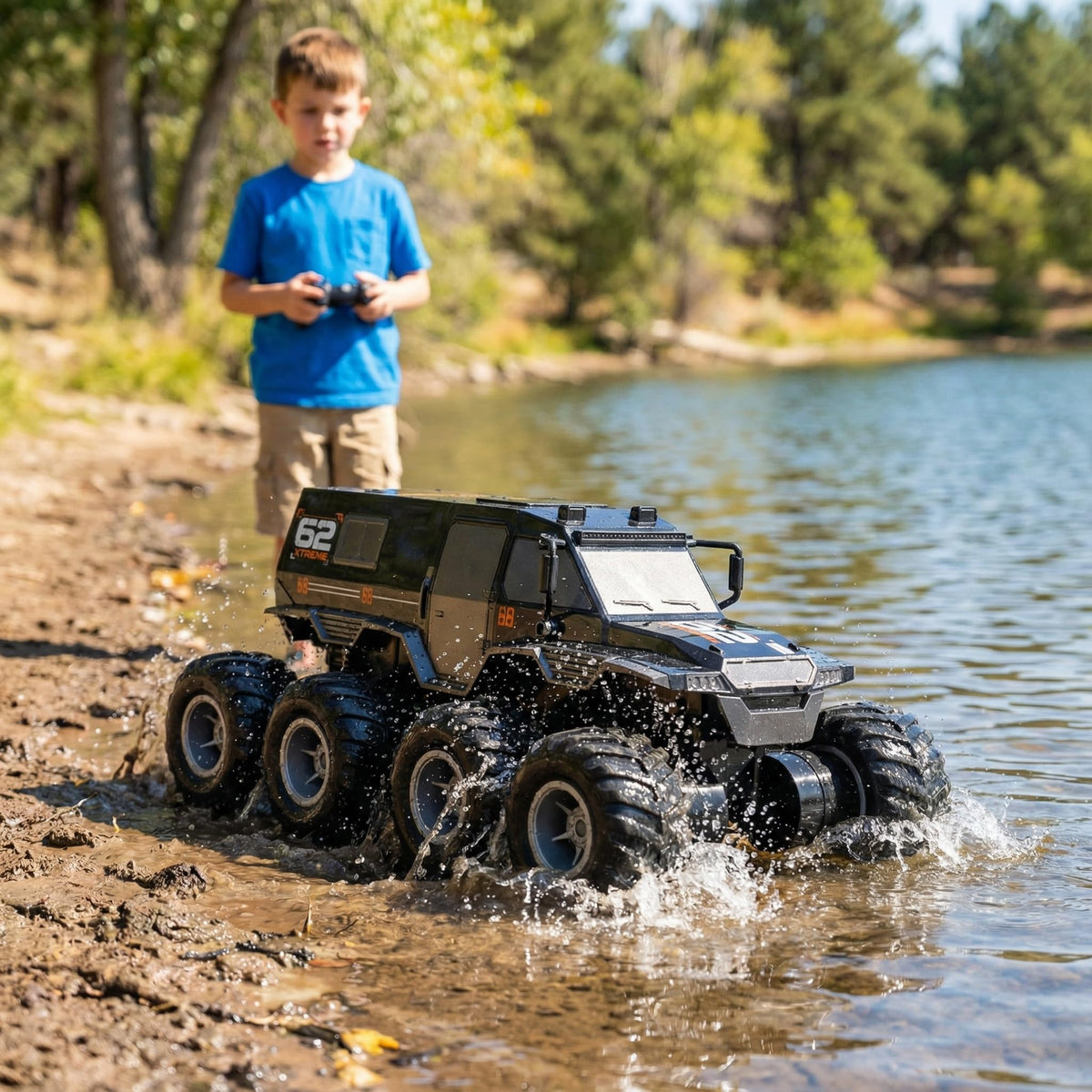 KB KAIBO racing with siblings in backyard or park settings.
