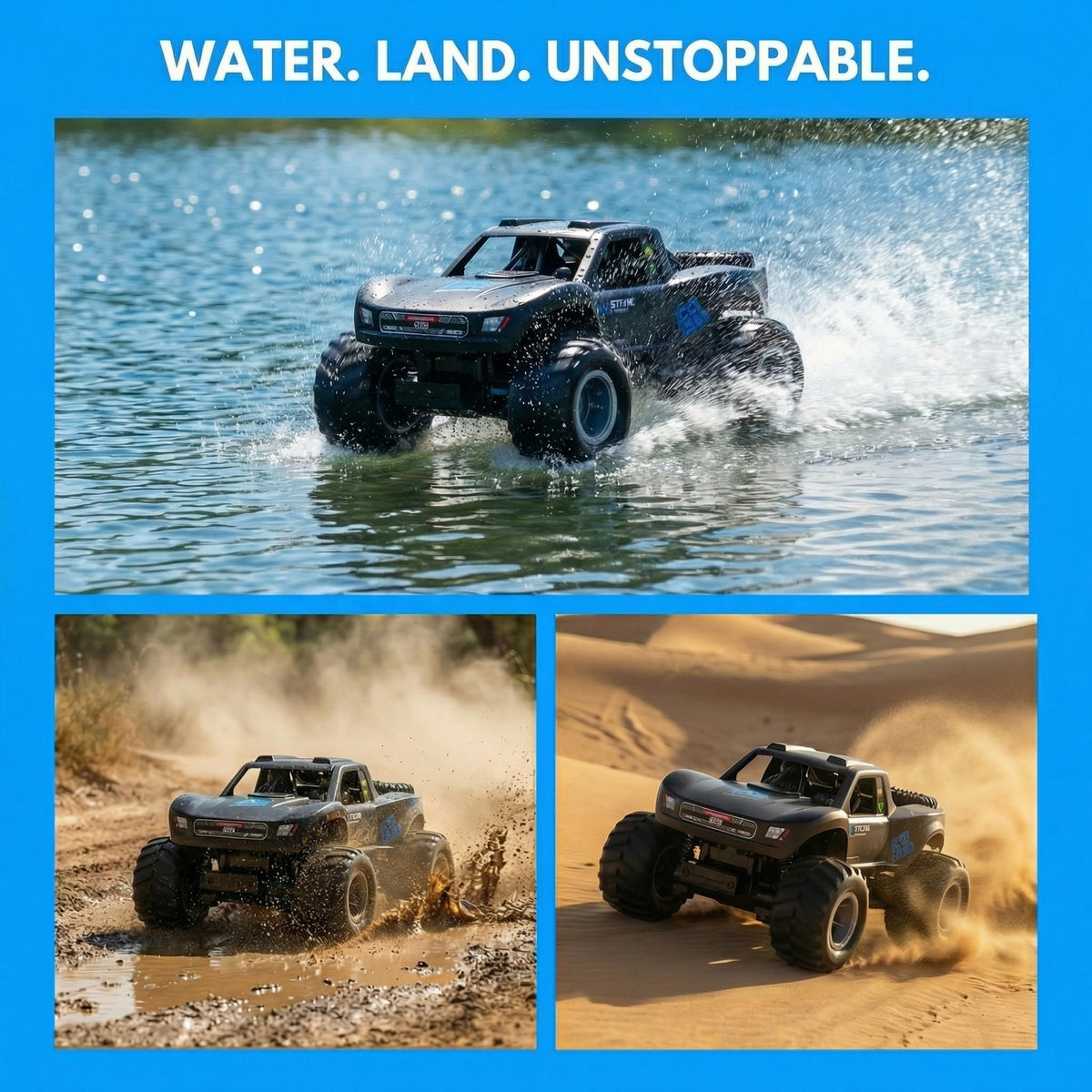 KB KAIBO durable tank chassis in rugged outdoor action