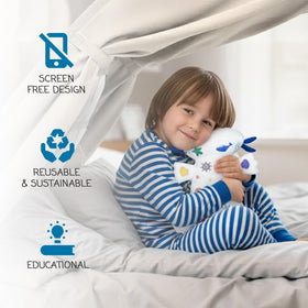KB Mlotek Color-Me Plush as a gift for creative kids who love sea life.