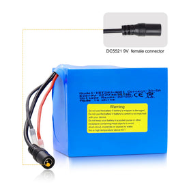 KBT 24V 4Ah with BMS protection safeguards charging and discharging cycles.